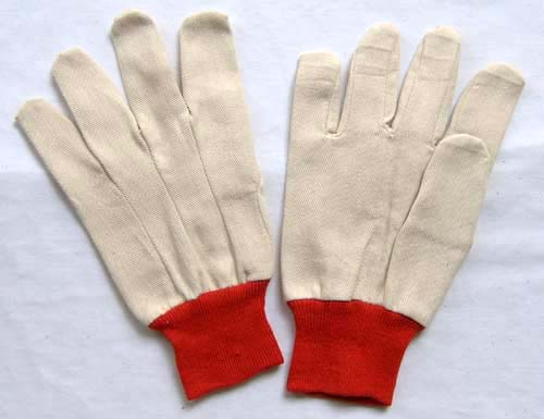 Cotton drill work glove