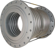 Dual insulated bellows expansion joints for steel plant