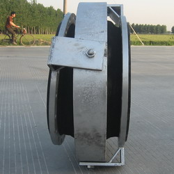 rubber expansion joint with steel arms