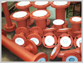 PTFE lining pipe