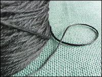 Carbonized fiber yarn