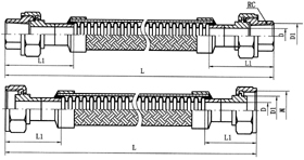 Stainless Steel Metallic flexible Hose