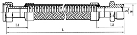 Stainless Steel Metallic flexible Hose